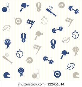 Sport seamless pattern