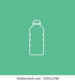 Sport Shaker Line Icon On Green Background