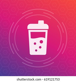 Sport shaker vector icon