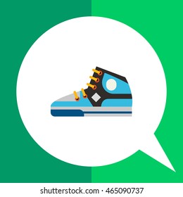 Sport shoe flat icon 2