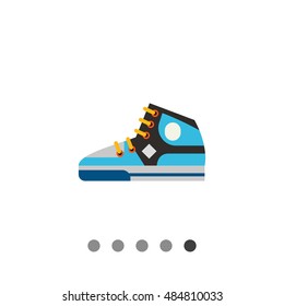 Sport shoe flat icon 2