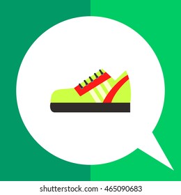 Sport shoe flat icon