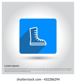 Sport shoe icon