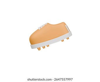  ícone de sapato esportivo renderização de ilustração 3d