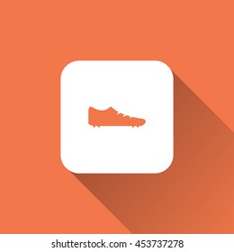 sport shoe icon. flat design