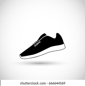 Sport shoe icon vector