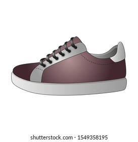 Sport shoe isolated icon. Vector illustration.