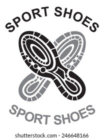 sport shoes emblem