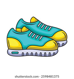 Sport shoes icon design. Vector design