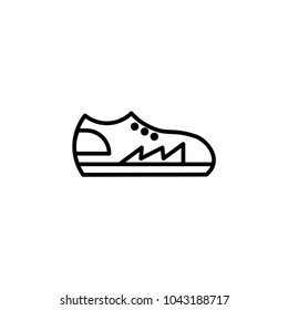 Sport shoes icon. Element of clothes and accessories. Premium quality graphic design icon. Signs and symbols collection icon for websites, web design, mobile app on white background