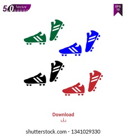 sport shoes icon illustration