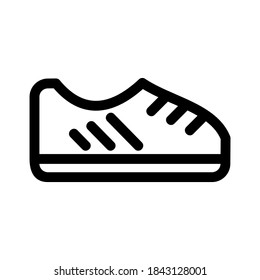 sport shoes icon or logo isolated sign symbol vector illustration - Collection of high quality black style vector icons
