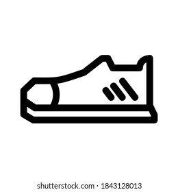 sport shoes icon or logo isolated sign symbol vector illustration - Collection of high quality black style vector icons
