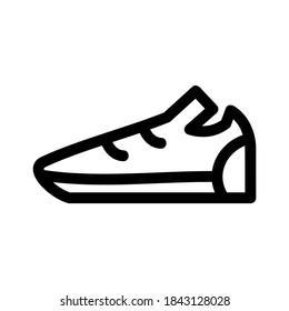 sport shoes icon or logo isolated sign symbol vector illustration - Collection of high quality black style vector icons
