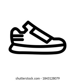 sport shoes icon or logo isolated sign symbol vector illustration - Collection of high quality black style vector icons
