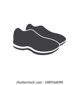 sport shoes icon logo vector illustration design template