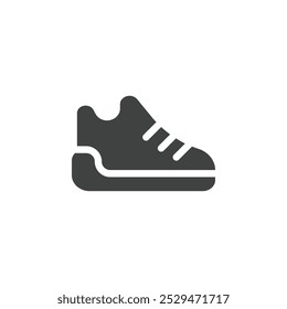 Icono de zapatos deportivos símbolo de Vector simple