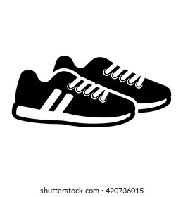 sport shoes icon travel running 