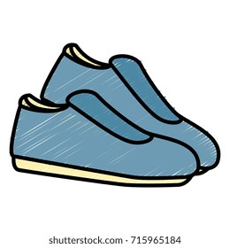 sport shoes isolated icon