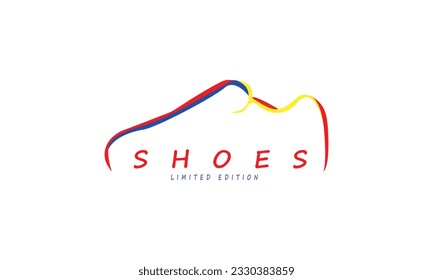 Sport shoes isolated on white background