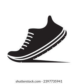 Sport shoes logo images illustration design