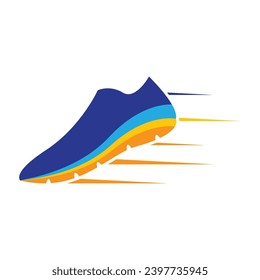 Diseño de imágenes del logotipo de zapatos deportivos