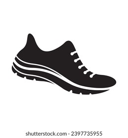 Sport shoes logo images illustration design