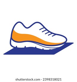Sport shoes logo images illustration design