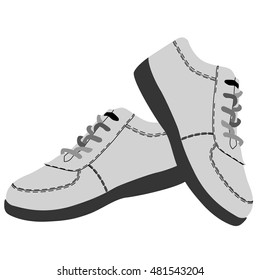 Sport Shoes Running Vector Illustration Stock Vector (Royalty Free ...