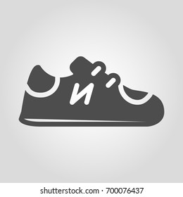 Sport shoes vector icon
