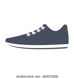 Sport shoes, vector illustration in flat style