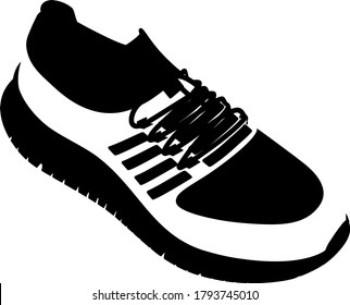 Sport shoes vector isolated on white