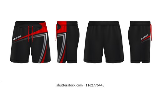 sport shorts design template,pants fashion vector illustration.