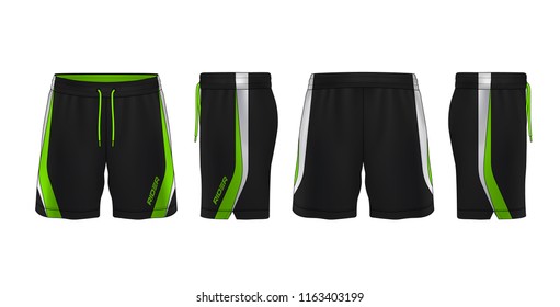 sport shorts design template,pants fashion vector illustration.