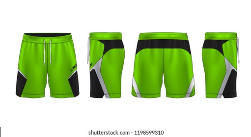 sport shorts design template,pants fashion vector illustration.