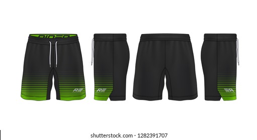 sport shorts design template,pants fashion vector illustration.