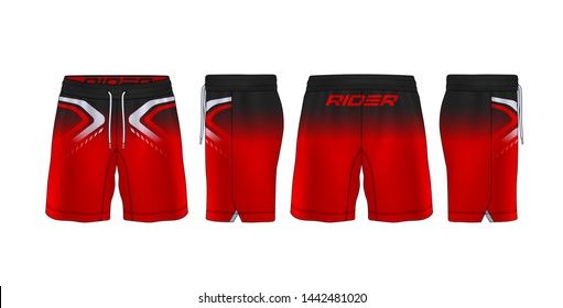 sport shorts design template,pants fashion vector illustration.