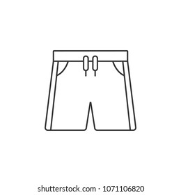 Sport Shorts icon. Simple element illustration. Sport Shorts symbol design template. Can be used for web and mobile on white background