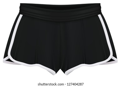 Sport shorts template.