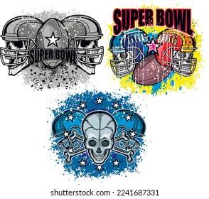 sport sign with skull, grunge vintage design t shirts
