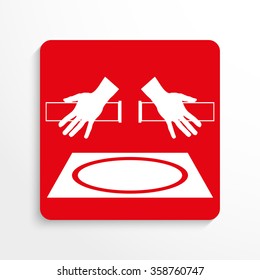 Sport signs. Freestyle wrestling. Vector icon.