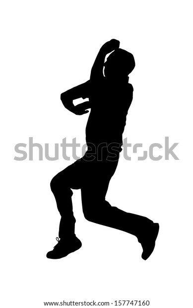 Sport
Silhouette - Cricket Spin BowlerJumping into
Air