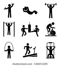 sport silhouette over white background vector illustration