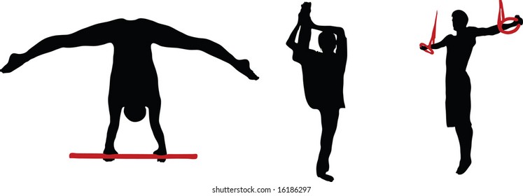 Sport silhouettes
