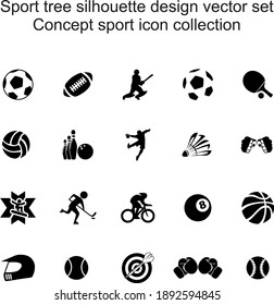 sport silhoutes designs vector pack