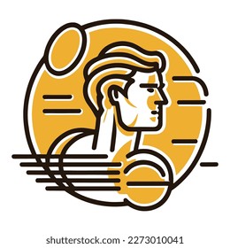 Sport Simple Icon. Vector Illustration.