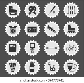 Sport simply symbol for web icons and user interface