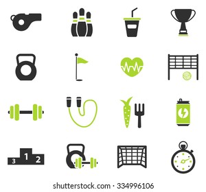 Sport simply vector icon set