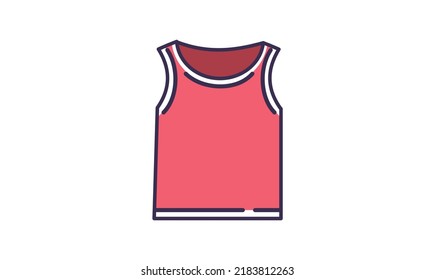 diseño de ilustración de vector de singlet deportivo