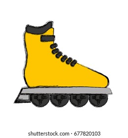 Sport skates isolated